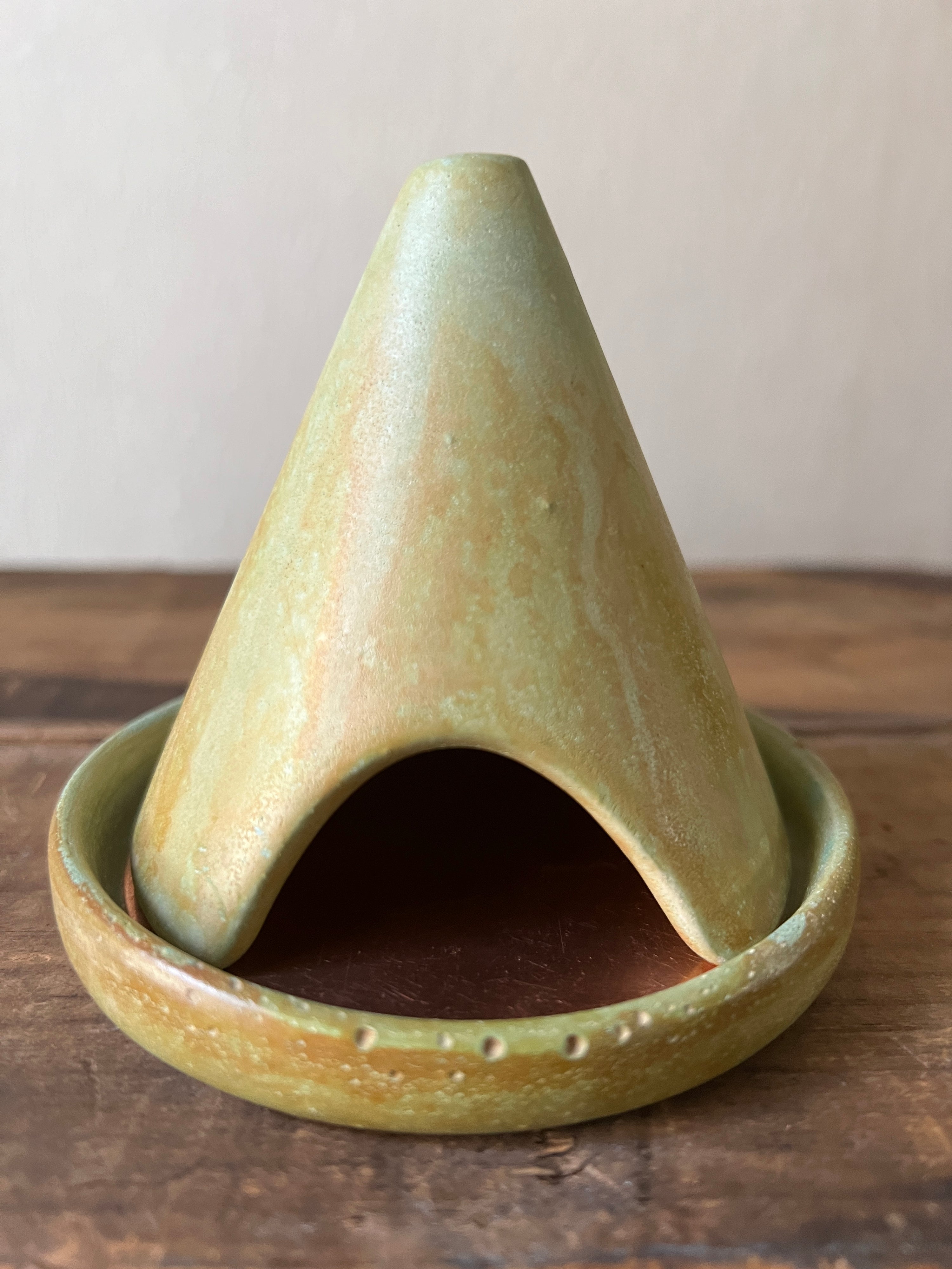 Concrete Incense Cone Burner