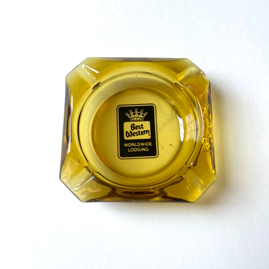 Vintage *Best Western* Glass Ashtray