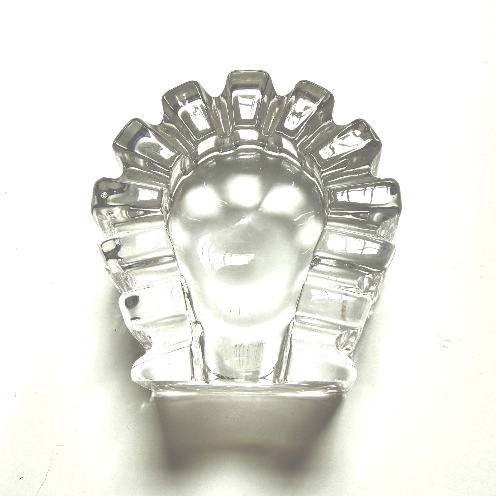 Vintage Viking Glass *Horseshoe* Ashtray