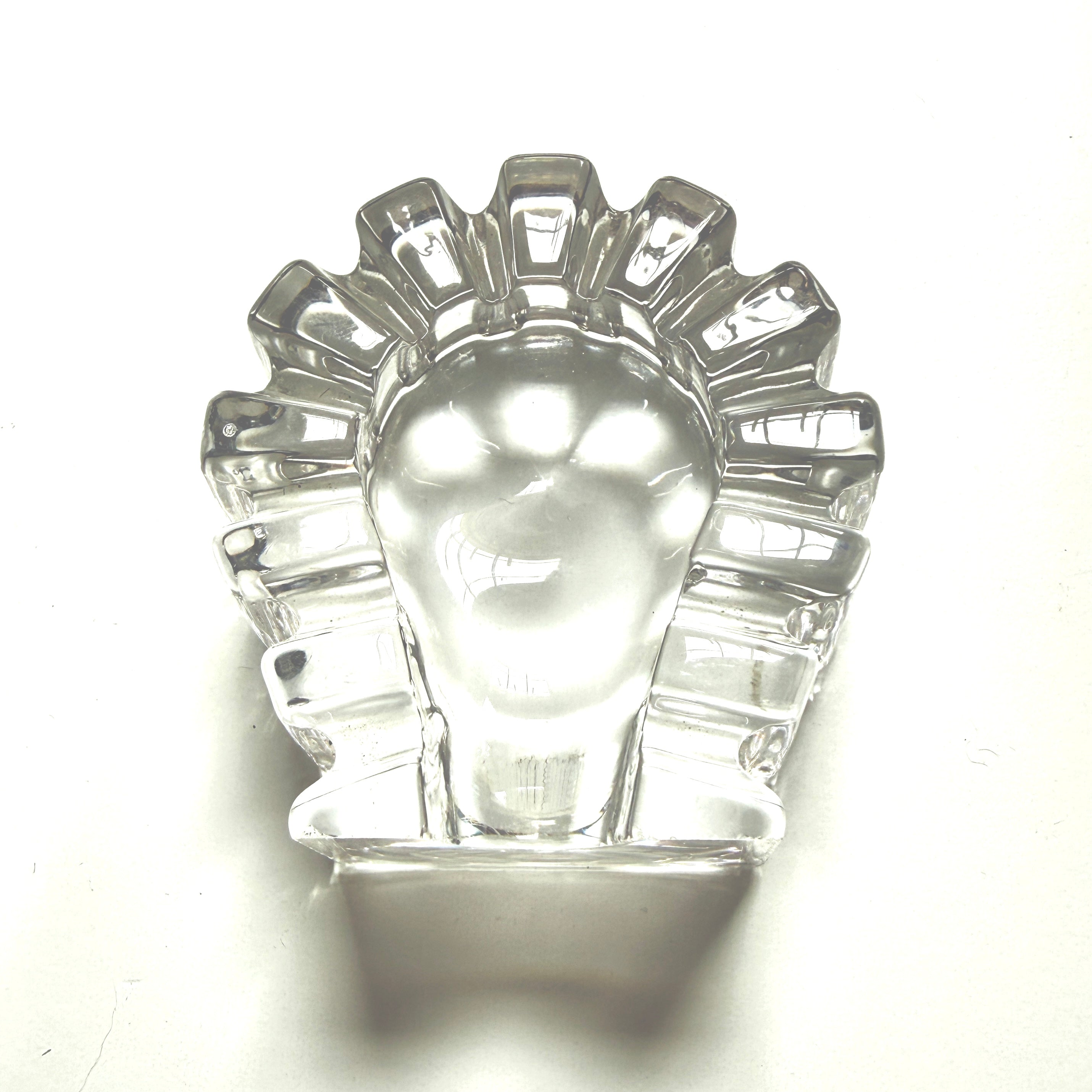Vintage Viking Glass *Horseshoe* Ashtray